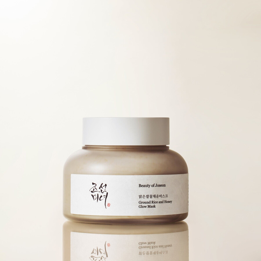 ground rice and honey glow mask