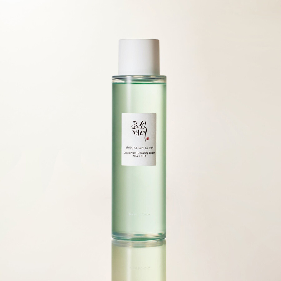green plum refreshing toner aha bha